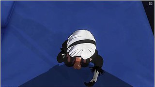 3d Hentai Pov Passionate Blowjob From Hot 2b With Nier Automata