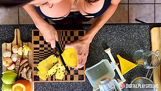 Alexis Fawx's Seductive Solo by the Poolside Paradise