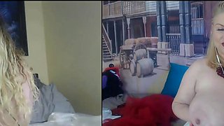 Slutty amateur flashing her big boobs in the backseat