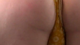 A Big Ass Tries on New Panties. a Mature MILF Shakes Her Fat Buttocks.