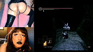 Watch brunette mistress toying her ass in fetish solo