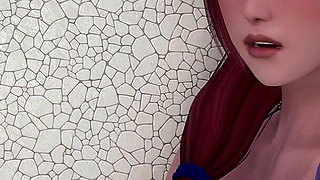 Murmur 23 - Shinigami Lollipop Masturbation on Dining Table Then Adam Presses Helans Huge Boobs in Club