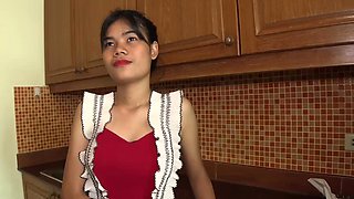 Stunning Slender Teen Impregnated By Horny Boss