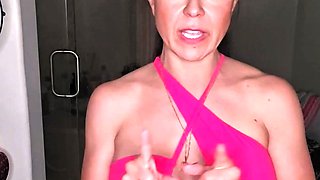 Cute curly brunette solo webcam masturbation