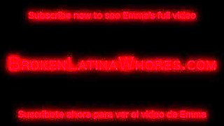 Busty Latina Emma Handcuffed & Rough Face Fucked Before Double Penetration