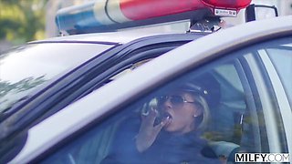 Milfy Officer Sweet Vickie Teaches Her Bad Boy Ex A Hard Lesson