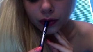 Close up Of Teen Masturbating