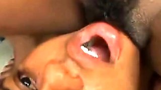 Amazing busty brunette milf getting her pussy licked