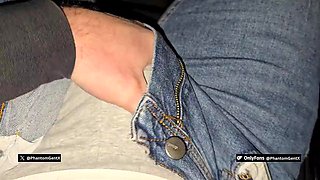 PhantomGentX  Horny German Daddy Crams Huge Precum Cock in Car to Cum