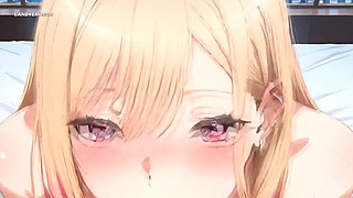 Marin Rode Gojo's Cock Like Her Favorite Anime - Fast, Loud, Unforgettable ( AI Generated )