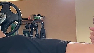 Cumshot in the Face in the Gym