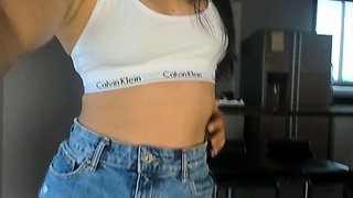 Asian Teen Babe Masturbates - POV Webcam Solo
