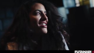 Grows A Cock Futanari Turns Sexy Brunette Into Sex Hungry Tg Shemale Pussy Eating With Real Life And Coco Bae