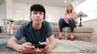 Stepson scene with winsome Stephanie Love from Bang Bros Network