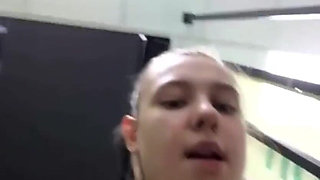 He Fucking My Anal While Im Squirting in the Gym