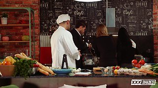 Apolonia Lapiedra's Wild Kitchen Party Fuels Intense Passion