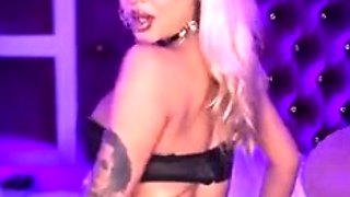 Emo teen Becka solo webcam masturbation