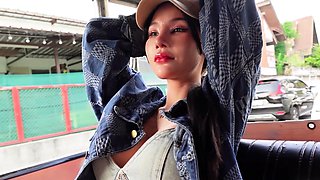 Super cute Thai teen amateur threesome