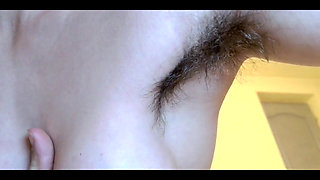 Finger Hairy Ass and Tease Clit