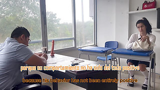 Math teacher has sex with virgin student to be able to pass subjects!