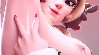 Christmas Juno Exposing Her Sexy Armpit Until It Gets Cum Covered