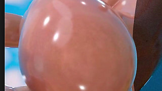 Fat Ass Fortnite Slut Getting Her Tight Oiled up Pussy Fucked