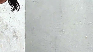 Caught Outdoor Hardcore Sex of Skinny Girl with Her Step Brother