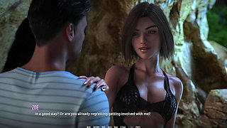 Dominos Beach 7 Zoe's Handjob, Slurp & Titjob Cum on Face