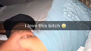 Stepsis gives me her cunt to fuck real hard till it's all creamy