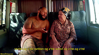 real 73 years old mom picked up for anal bus sex