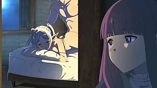 Frieren Fern and the Dirty Secret Gangbang Sex ( Cartoon 3D Parody )