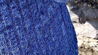 Girl Can’t Resist Getting Fucked at on Old Castle - Public Blowjob, Doggy Fuck and Nearly Caught