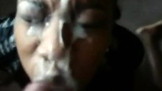 Cumshot Webcam Fun - Amateur Swallows