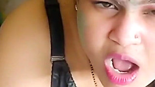 Brother-in-law Pinched My Sister-in-law's Big Nipples at Holi, Wild Sex in the Kitchen