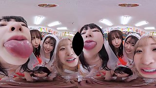 Newlywed harem sex with his best students