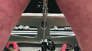 BBW in Latex Pounded by Fucking Machine