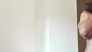 White Panty Bra Dance Stand Strip Dildo Ride on Flor with Lush Ass Fuck My Hole Bufrring