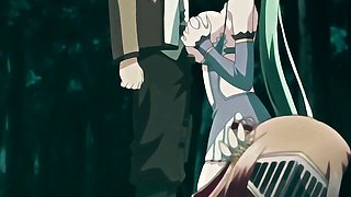 Mysterious siren at titty fuck sex