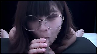 Female College Student In Fishnet Tights Footjob &blow Job Cum In Mouth