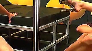 Two Teens Swapping Cum in Bukkake Gangbang Ggg John Thompson