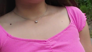 Lost in Holland Wetting Jeans Outdoors