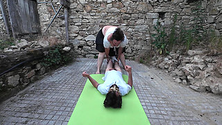 Carry & Reward 6 - Strong BBW Wife Collar Lift, Wall Domination, Edging & Facesitting