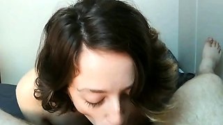 Teen Sophie POV Blowjob Cumshot