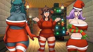 3D anime hentai featuring Minecraft Jenny mod