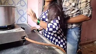 Brother-in-law Ravishes his Desi Sister-in-law in the Kitchen