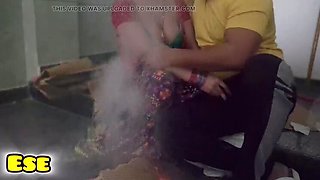 Desi Aunty Big Natural Tits Doggy Style Fucking - Homemade Indian MILF Rough Sex