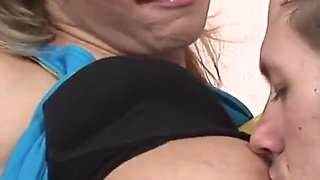 Busty BBW Nikki Sexx sucks and fucks big cock