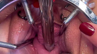 Sklavin S Fucks Her Piss Hole and Cervix at the Same Time