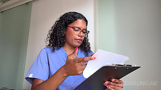 Micropenis Diagnosis Ebony Nurse Goddess Luna Law Turns Your Check-up Into Cock Humiliation, Sph, Medical Fetish, Femdom