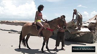 Nice's cum mouth action by Italian Hot Scout